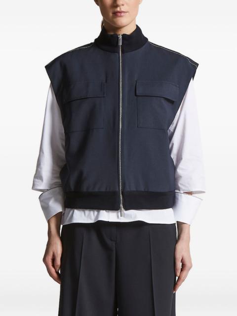 PESERICO zip-front gilet