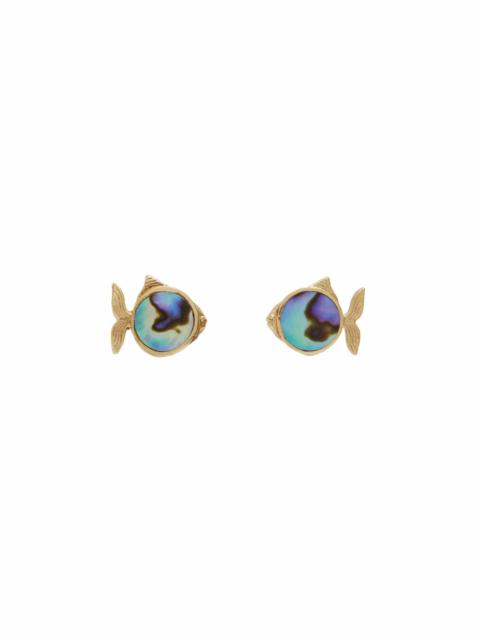 ALÉMAIS Calypso Paua Fish Studs