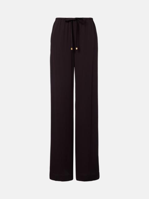 AGNONA Jersey wide-leg pants