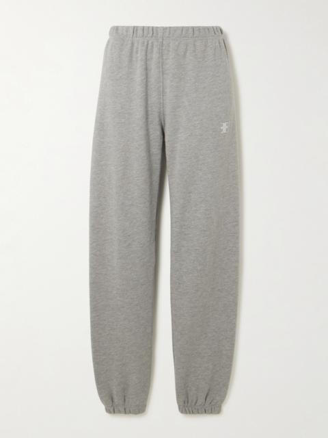 ÉTERNE Cotton And Modal-blend Jersey Tapered Track Pants