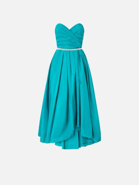 PINKO ELEGANT LONG DRESS WITH JEWEL BELT