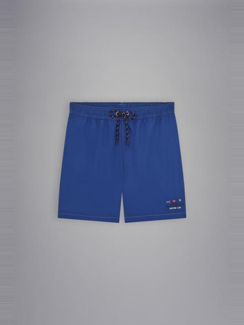 SWIM SHORTS WITH NAUTICAL EMBROIDERY