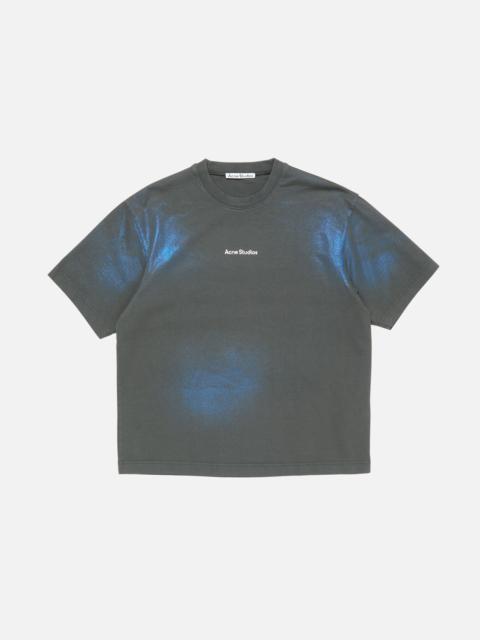 Acne Studios Logo t-shirt - Blue/khaki