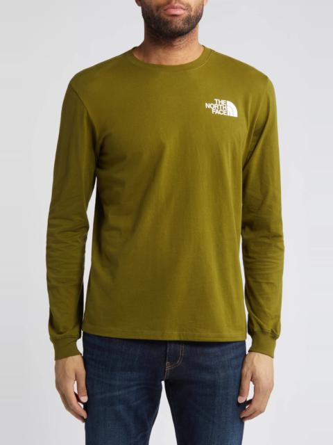 NSE Box Logo Graphic T-Shirt in Forest Olive/Khaki Stone