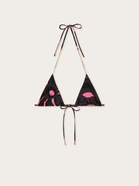PUCCI MARMO PRINT BIKINI TOP