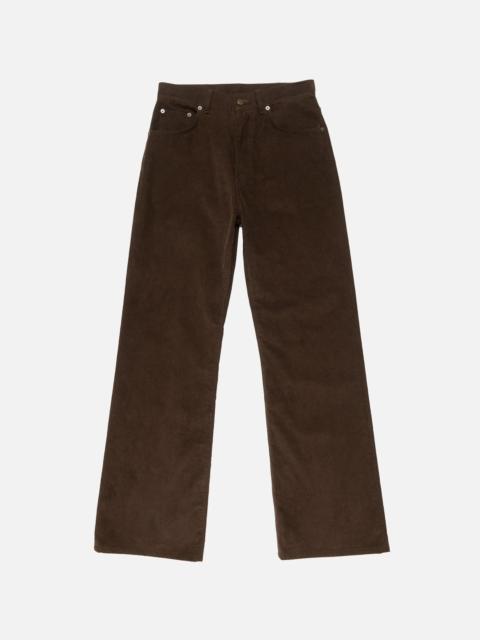Acne Studios Corduroy trousers - Dark brown