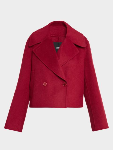 JOSEPH Delano Cropped Double-Faced Jacket
