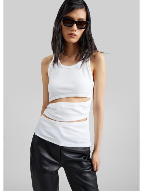COPERNI Coperni Spiral Tank Top - White