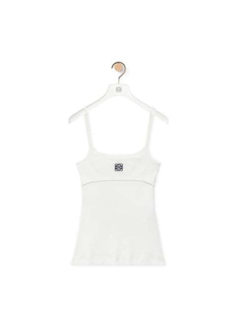 Loewe Anagram strappy top in cotton