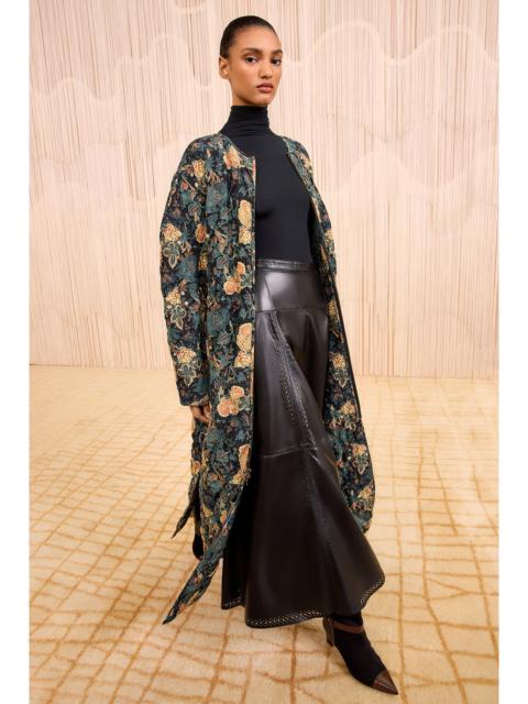 ULLA JOHNSON Noumi Silk Quilted Coat