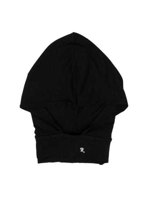 Raf Simons logo embroidered balaclava hat