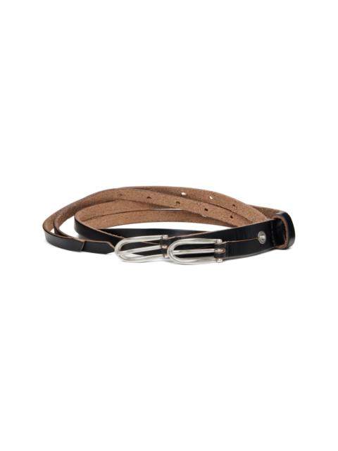 Our Legacy Black Twin Tongue Belt