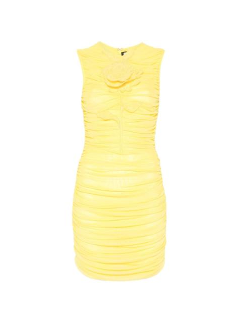 David Koma ruched mini dress