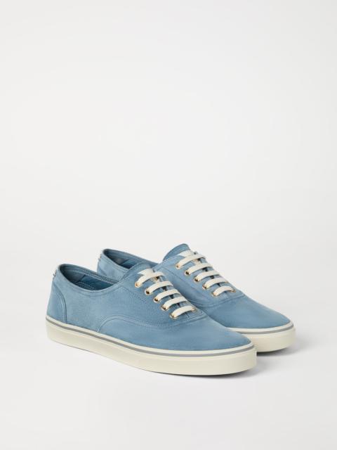 Brunello Cucinelli Reversed calfskin sneakers