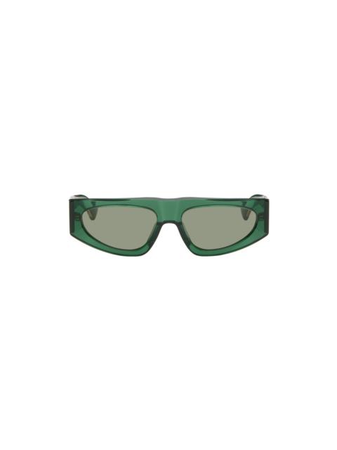 Green Rectangular Sunglasses