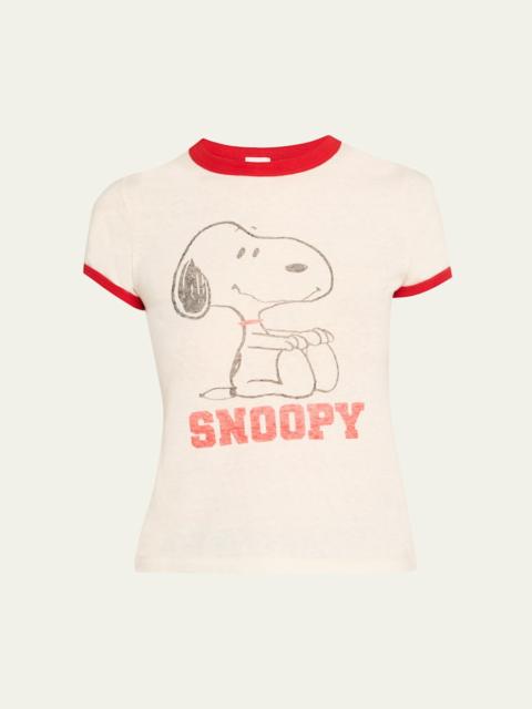 RE/DONE 60s Graphic Ringer Tee