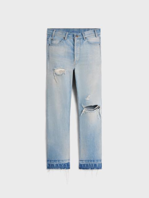 CELINE wesley jeans in eastside distressed denim