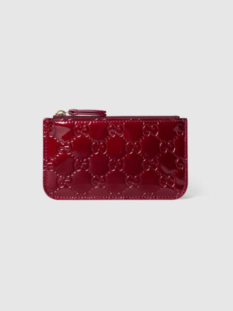 GUCCI GG Emblem key pouch