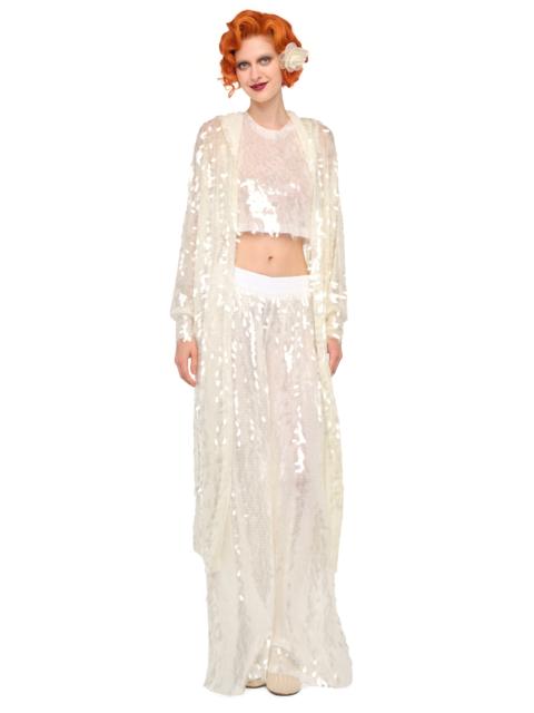 NORMA KAMALI HOODED ROBE TO KNEE