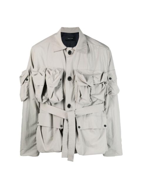 BOTTER Utility multiple-pocket shirt jacket