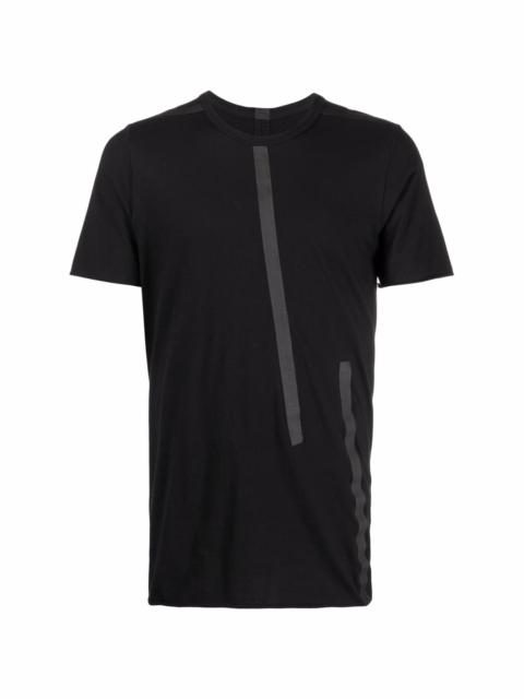 panelled contrast-trim T-shirt