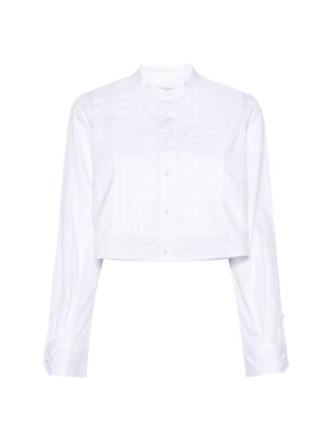Theby pleated cotton shirt