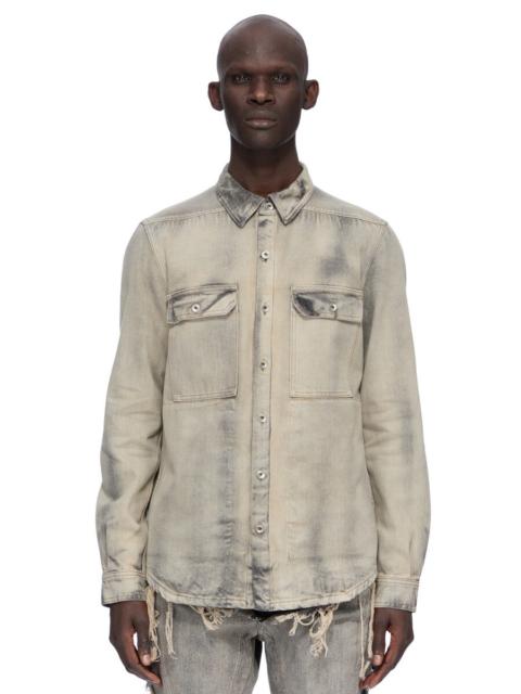 Rick Owens DRKSHDW MINERAL WASH OUTERSHIRT