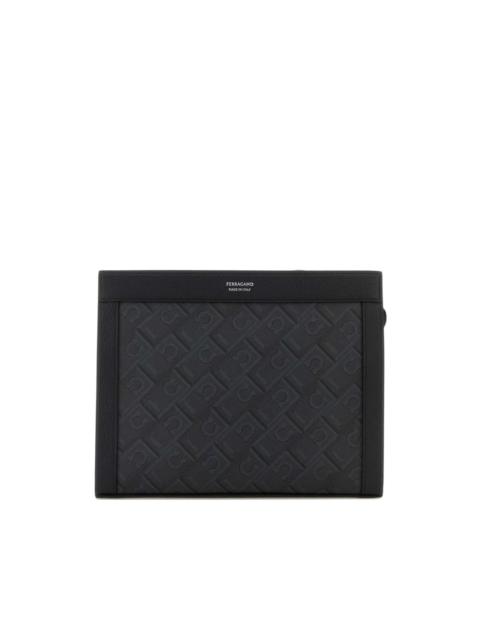 FERRAGAMO monogram clutch bag