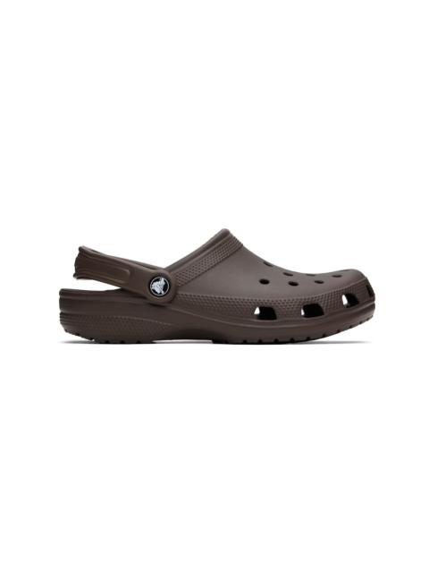 crocs Brown Classic Clogs