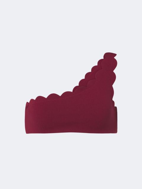 MARYSIA Santa Barbara scalloped bikini top