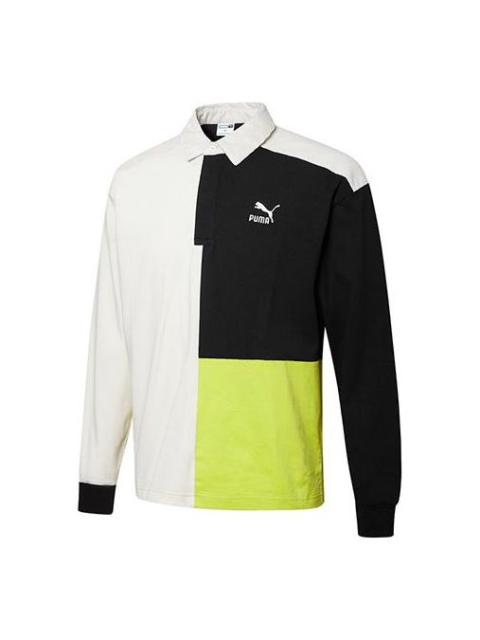 PUMA PUMA Retro Color Block Polo Shirt 'Black' 534680-93