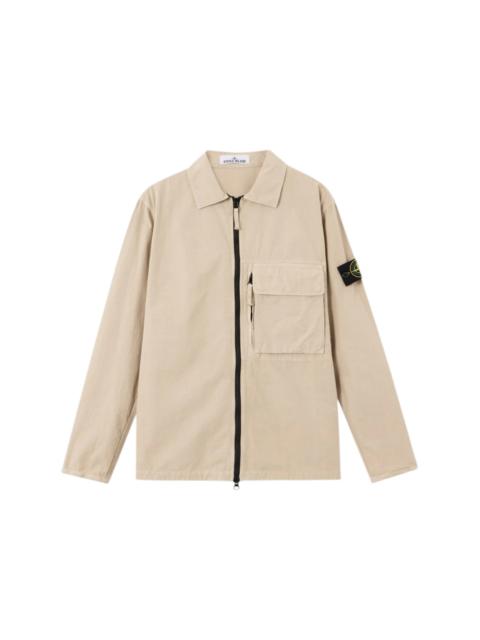 Stone Island Stone Island 1200004 Canvas Weave Cotton Organic Cotton Shirt Desert