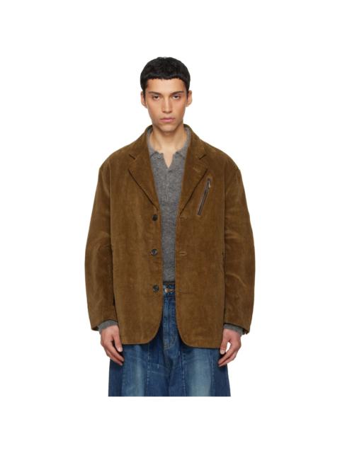 NEEDLES Tan Zipped Travel Blazer