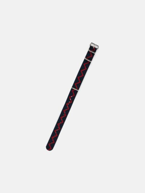 J. PRESS ROYAL ARTILLERY ZIG ZAG NYLON WATCH STRAP