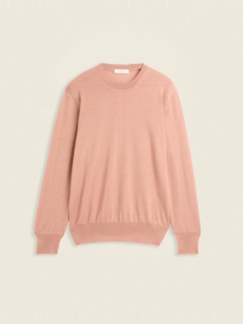 SLOWEAR Slim fit cashmere and silk crew-neck sweater