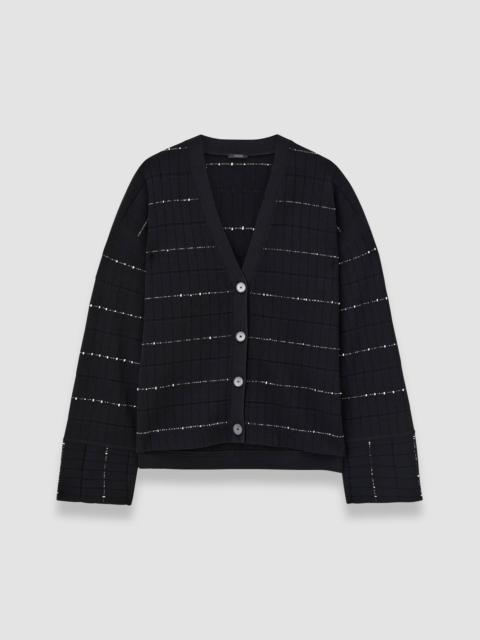 JOSEPH Fragmented Stripes Cardigan