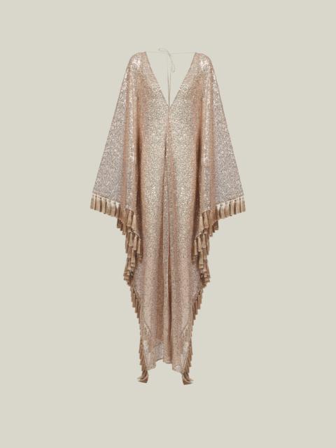 Taller Marmo Absolutely OOO Kaftan in White Sand