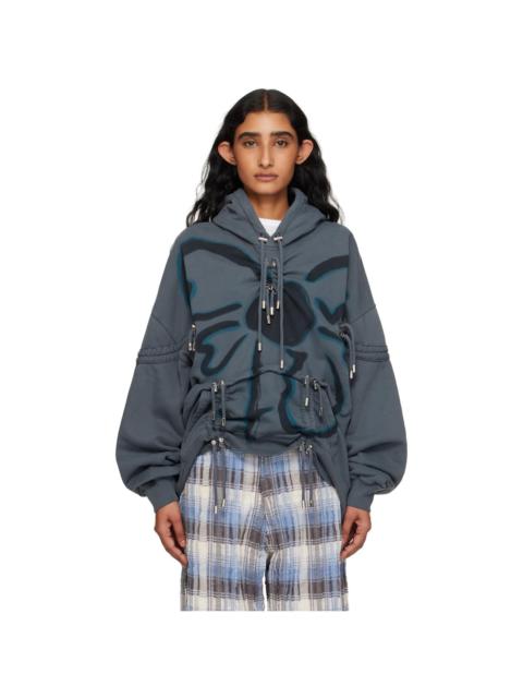 Collina Strada Gray Burst Hoodie