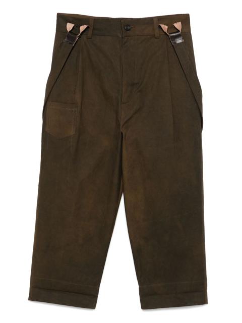 A TENTATIVE ATELIER shoulder-straps trousers