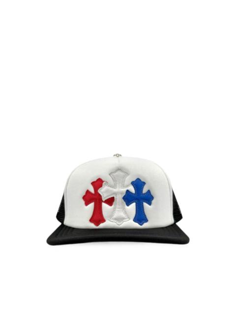 Chrome Hearts Cemetery leather-patch baseball cap