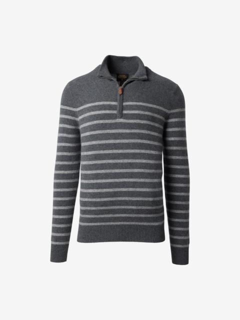 ALLEN EDMONDS Cashmere Quarter-zip Sweater