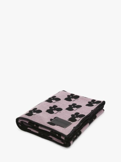 JW Anderson BLANKET WITH MOUSE MOTIF