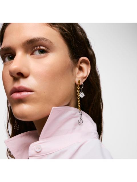 TOUS Long two-tone steel Earrings TOUS Charming