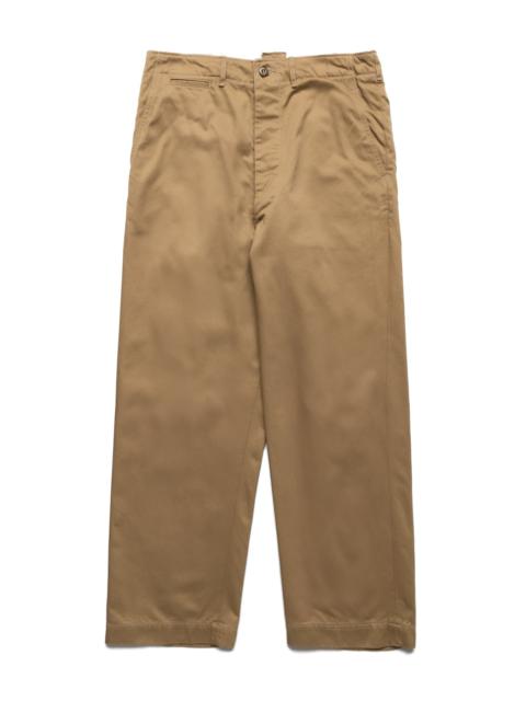 orSlow Vintage Fit Army Trousers - Dark Khaki
