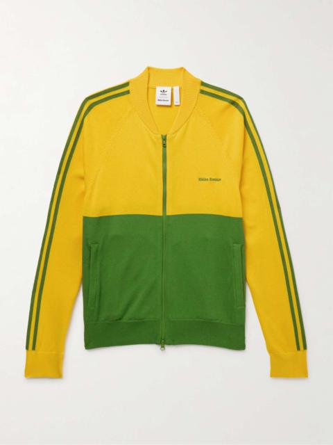 + Wales Bonner Crochet-Trimmed Cotton Track Jacket