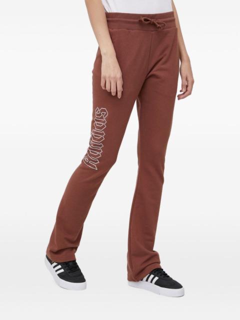adidas rhinestone-logo track pants