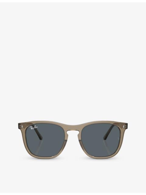 Ray-Ban RB2210 round-frame acetate sunglasses