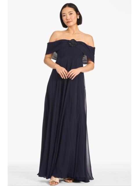 SACHIN & BABI EMBELLISHED REBECCA GOWN - MIDNIGHT