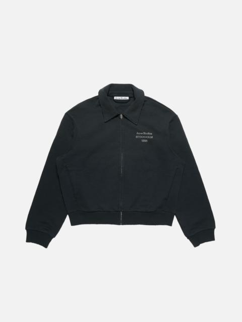 Acne Studios Cardigan with collar - Faded black
