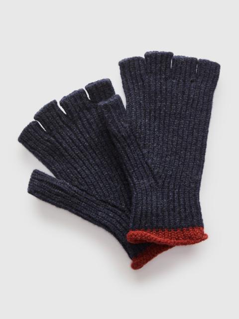 HOWLIN' "Lost My Fingers" Wool Gloves in Indigo